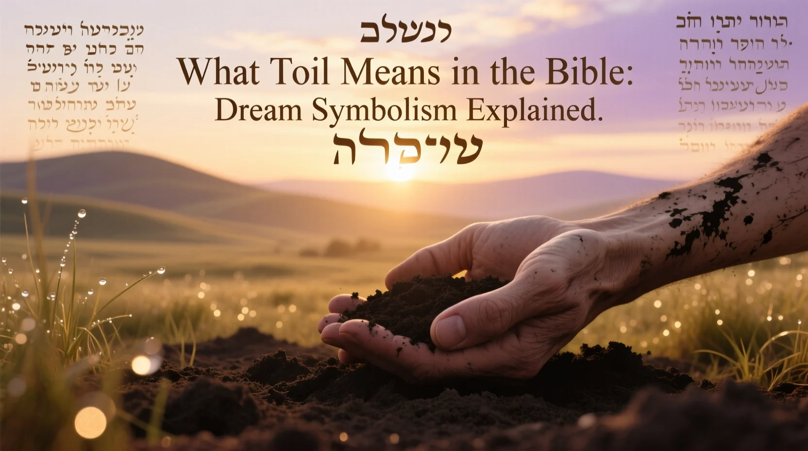 toil meaning in bible