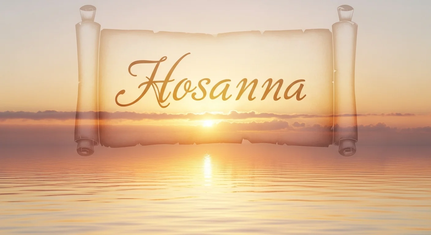 hosanna meaning in the bible